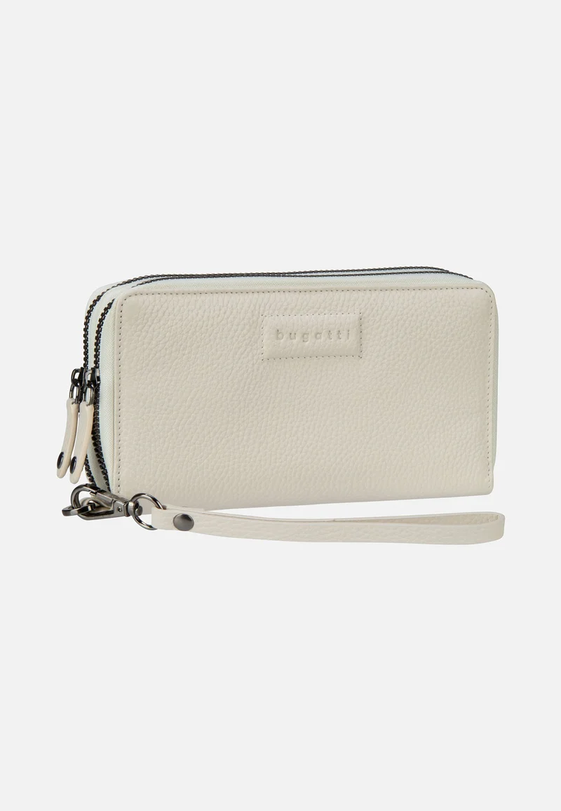 Elsa Ladies Double Zip Weiß - Wallet