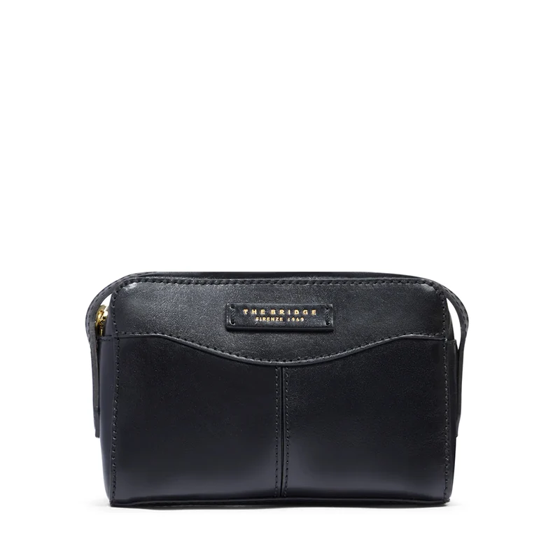Camera Case THE BRIDGE linea Gloria in Pelle Nera