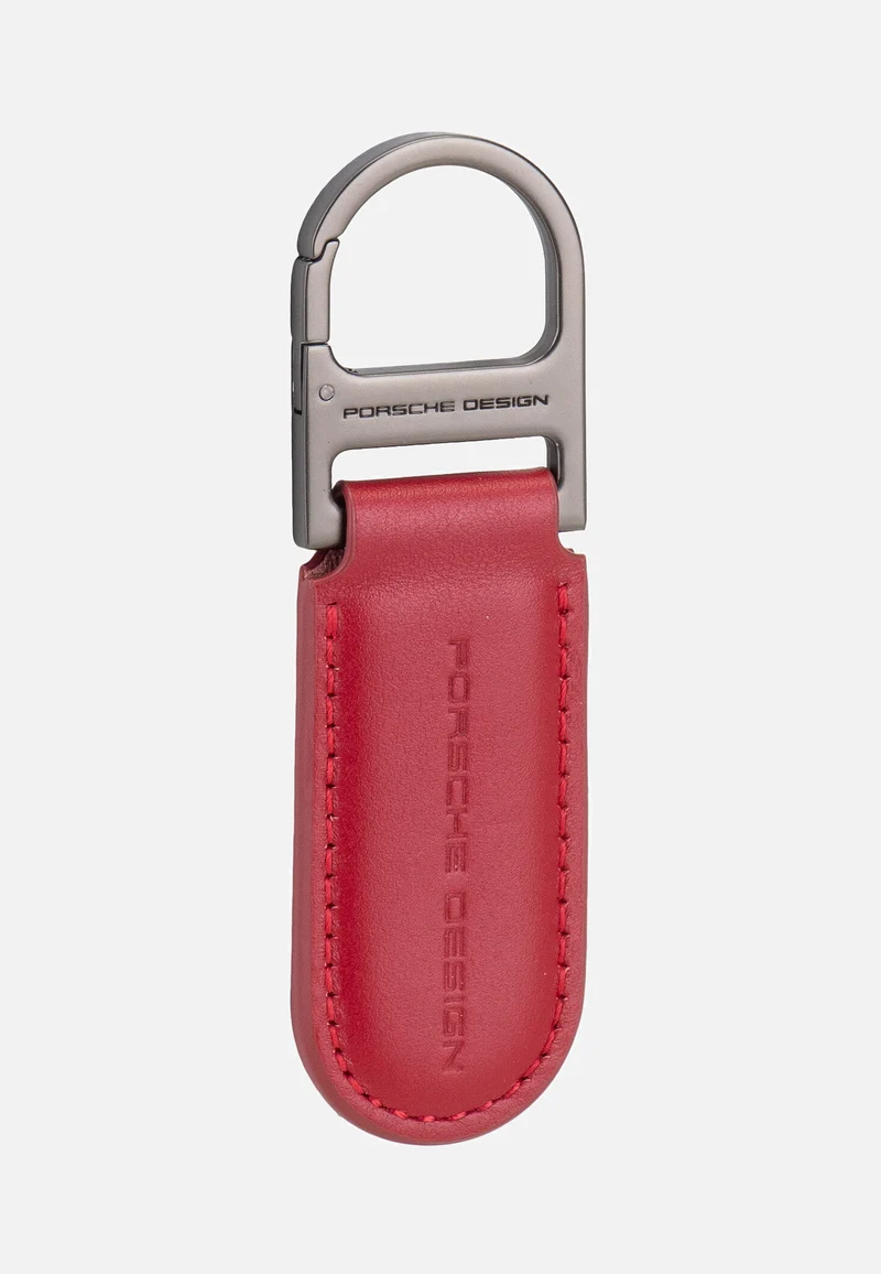 Keyring Oval 28809 Carmine Red - Keychain