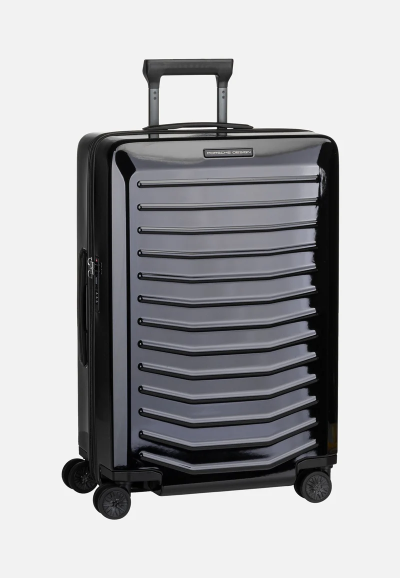 Roadster 4W Trolley M Shiny Black - Suitcase