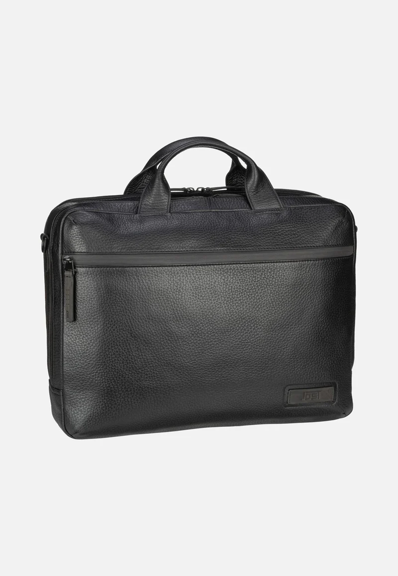 Stockholm Business Bag L 2 Comp Black - Briefcase