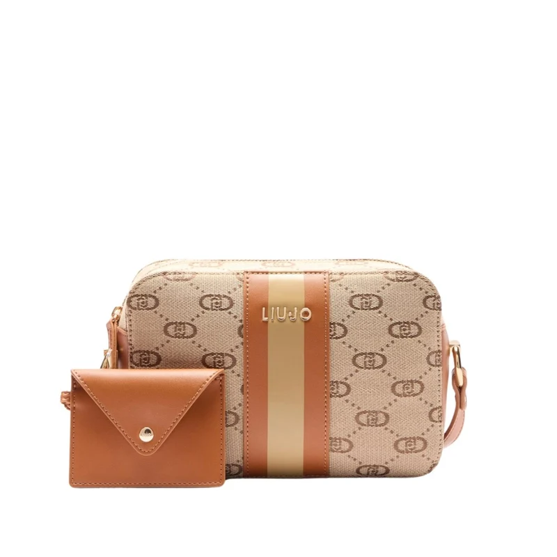Borsa a Tracolla Jacquard con Pochette