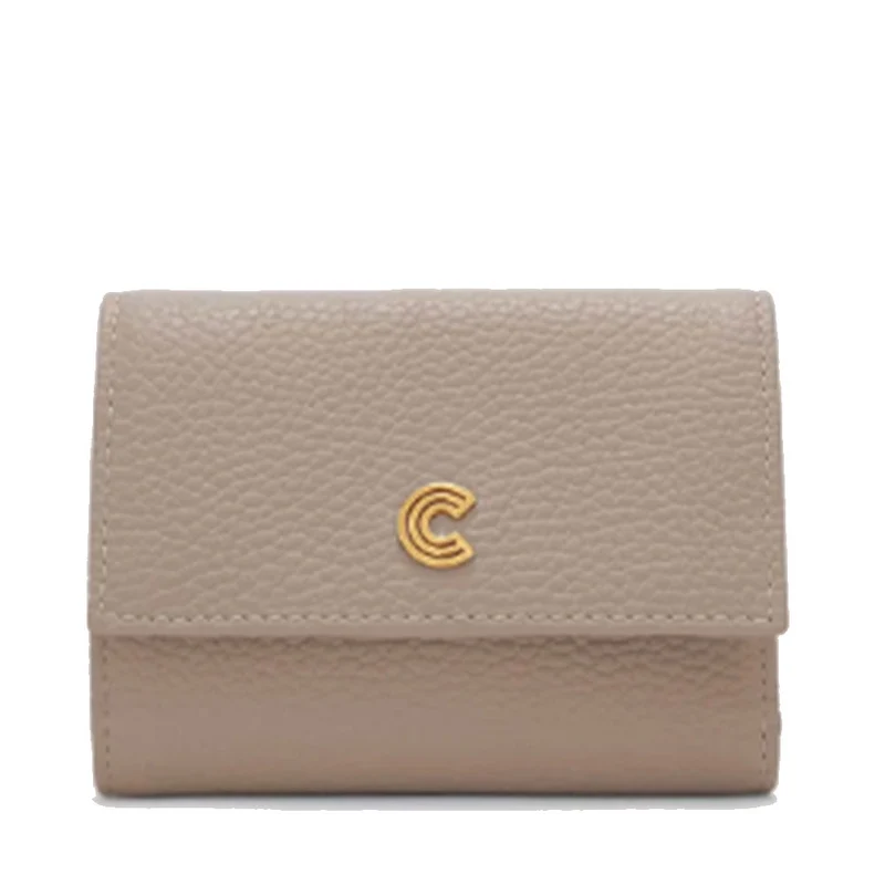 Portafoglio Donna Piccolo COCCINELLE in Pelle Powder Pink Linea Myrine