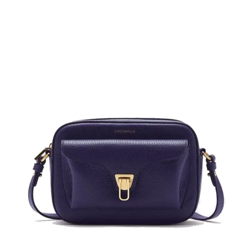 Borsa Donna a Tracolla COCCINELLE in Pelle Royal Blue linea Beat Soft Misura Small