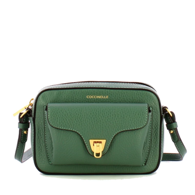 Borsa Donna a Tracolla COCCINELLE in Pelle Kale Green linea Beat Soft Mini