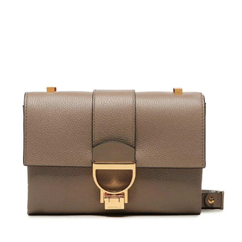 Borsa Donna a Tracolla COCCINELLE in Pelle Linea Arlettis colore Warm Taupe