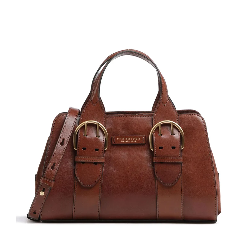Borsa Donna a Mano Media THE BRIDGE linea Elena in Pelle Marrone