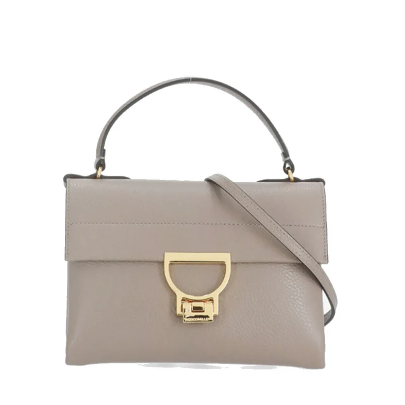 Borsa Donna a Mano COCCINELLE in Pelle Linea Arlettis Mini colore Warm Taupe