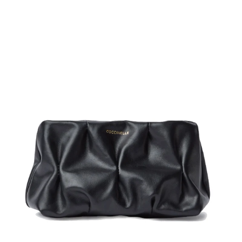 Borsa Donna a Mano Mini COCCINELLE in Pelle Liscia Linea Ophelie Colore Nero