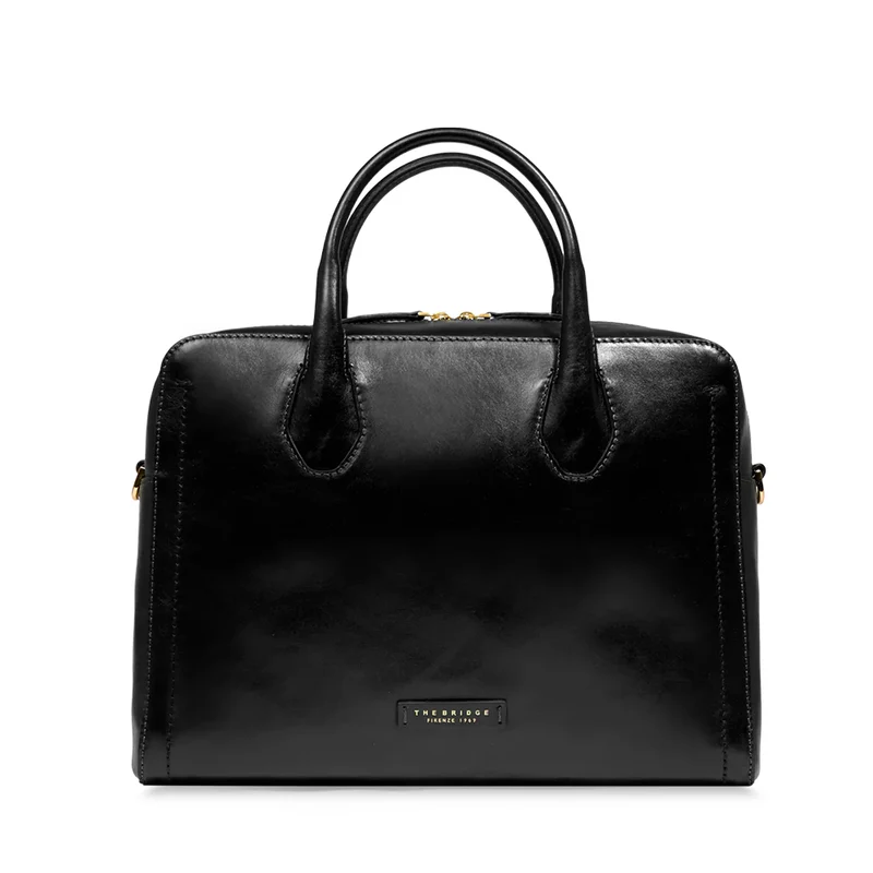 Cartella Donna THE BRIDGE linea Fiona in Pelle Nera