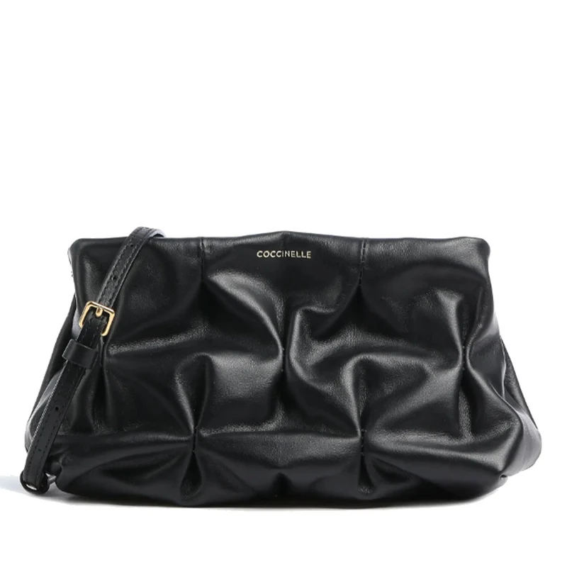 Borsa Donna a Spalla COCCINELLE in Pelle Liscia Linea Ophelie Colore Nero
