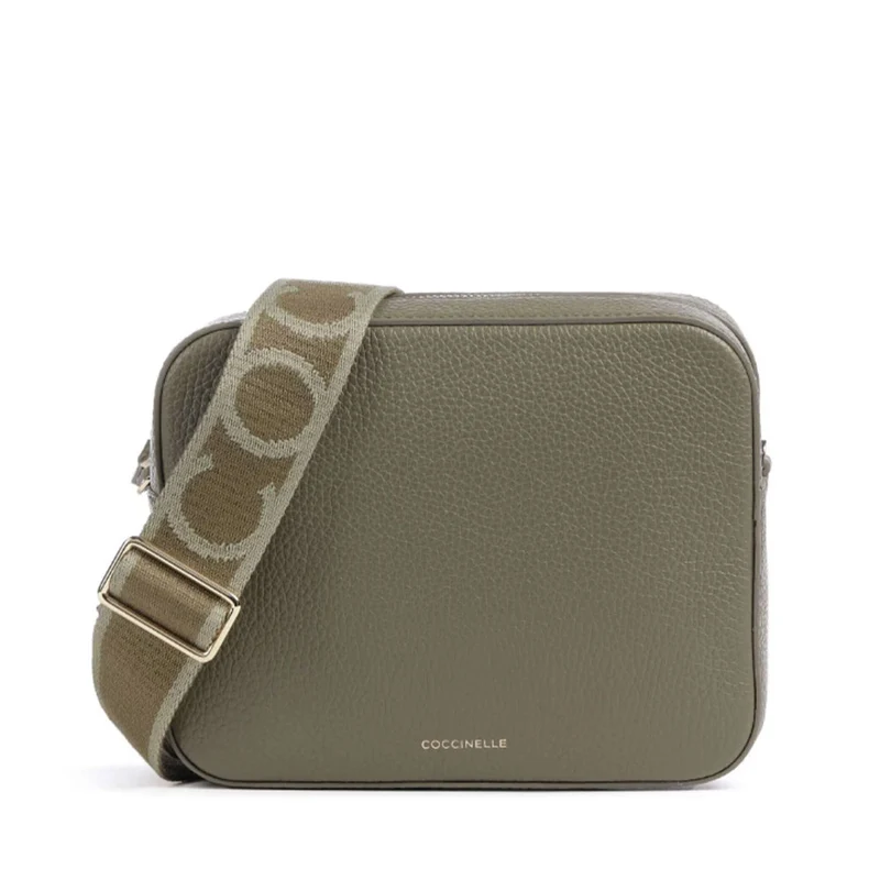 Borsa Donna a Tracolla COCCINELLE Linea Tebe Colore Laurel Green