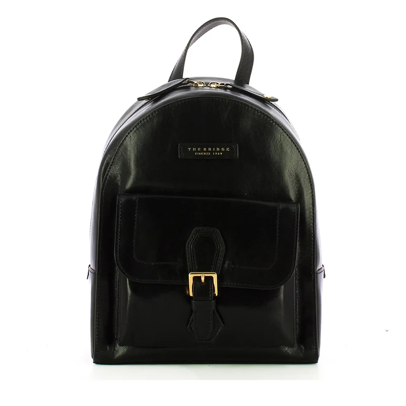Zaino Donna THE BRIDGE linea Giovanna in Pelle Nera