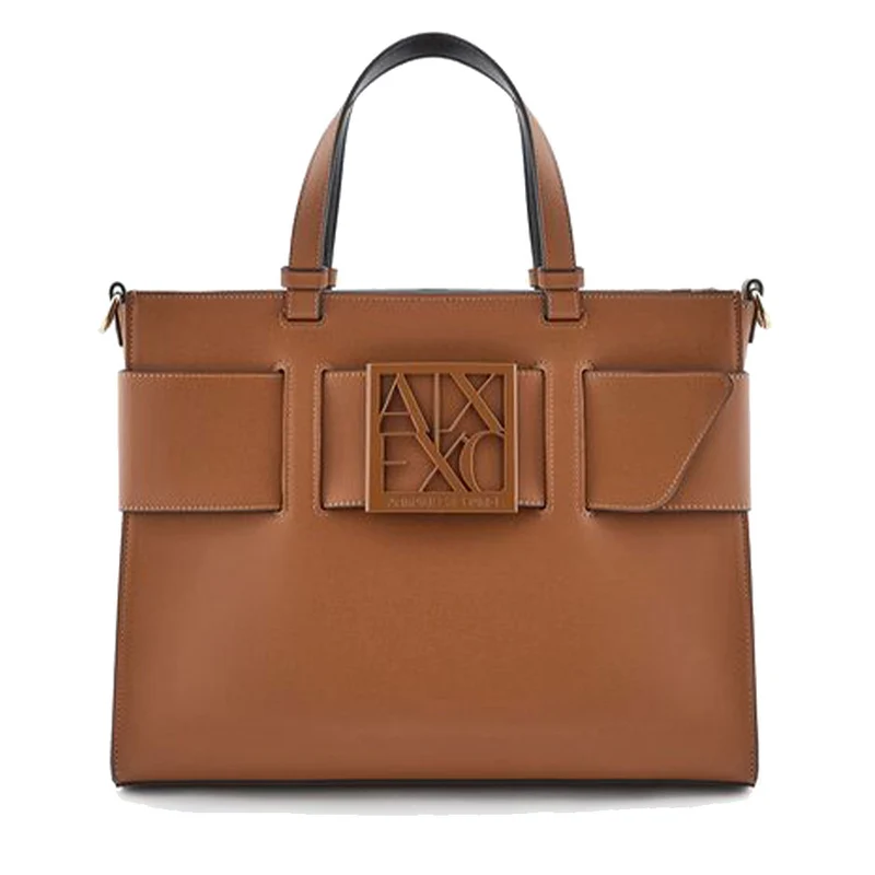 Borsa Donna a Mano ARMANI EXCHANGE colore Whisky Misura Grande