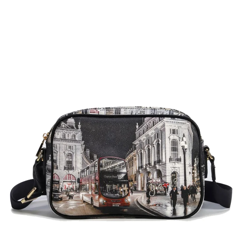 Borsa Donna Y NOT a Tracolla YES-310 Stampa London By Night