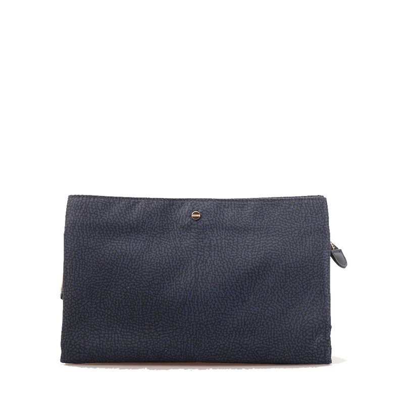 Borsa Donna a Tracolla BORBONESE linea Eco Line Small in Tessuto OP Blu