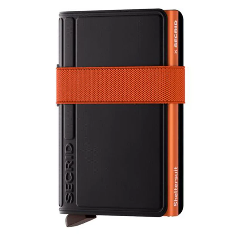 Porta Carte SECRID linea TPU-Black-Orange con RFID