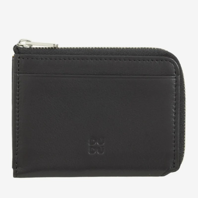 Petrol Portafoglio Uomo Zip in Pelle RFID