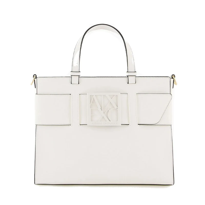 Borsa Donna a Mano ARMANI EXCHANGE colore Bianco Misura Grande