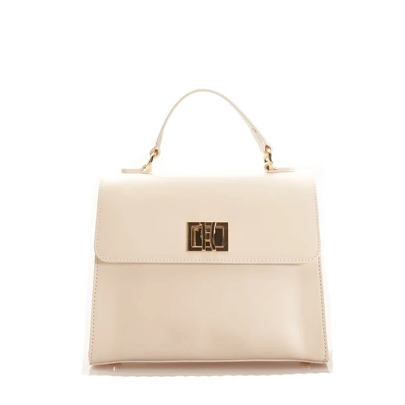 Borsa Donna a Mano 1A Classe Alviero Martini linea Elegance Avenue in Pelle Avorio LA01