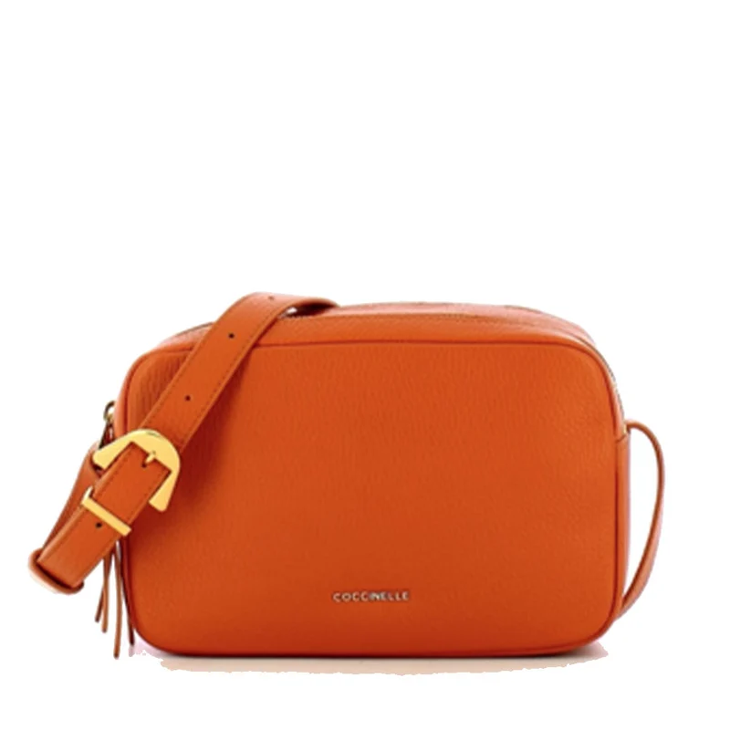 Borsa Donna a Tracolla COCCINELLE in Pelle linea Gleen colore Paprika