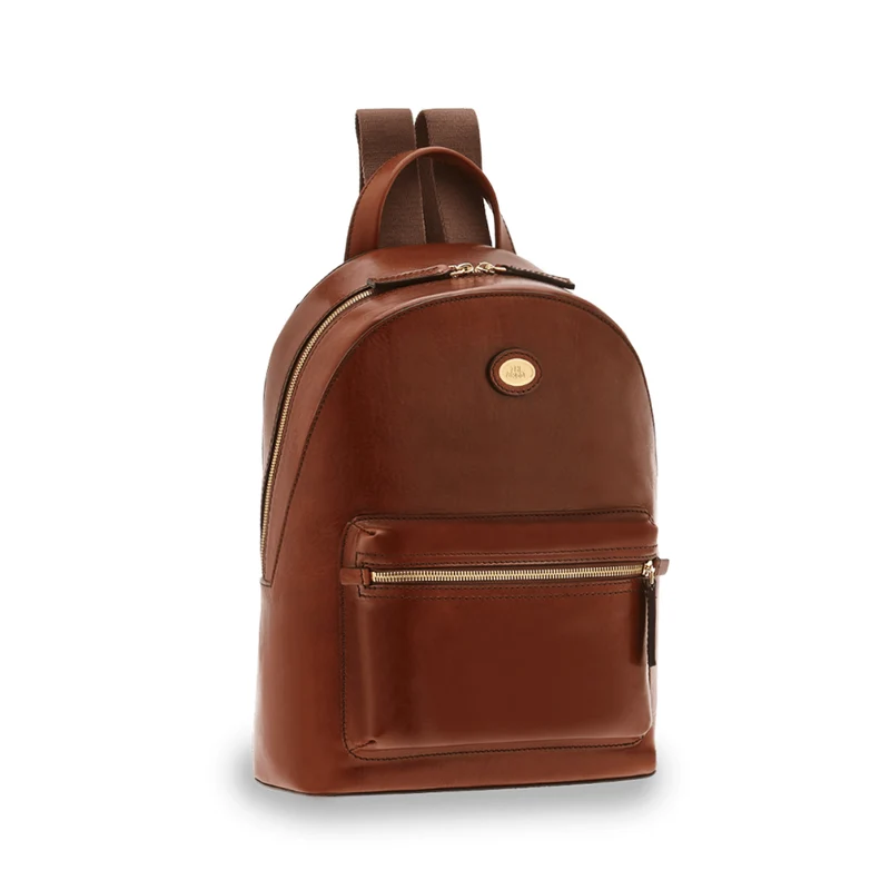 Zaino Uomo THE BRIDGE in Pelle Marrone linea Story Uomo