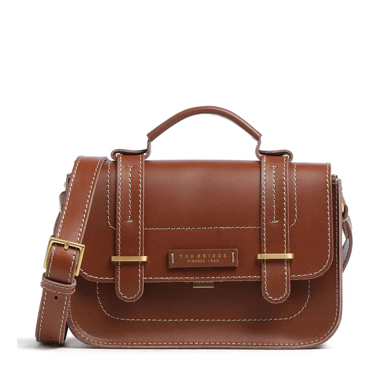 Borsa Donna a Mano THE BRIDGE linea Ester in Pelle Marrone
