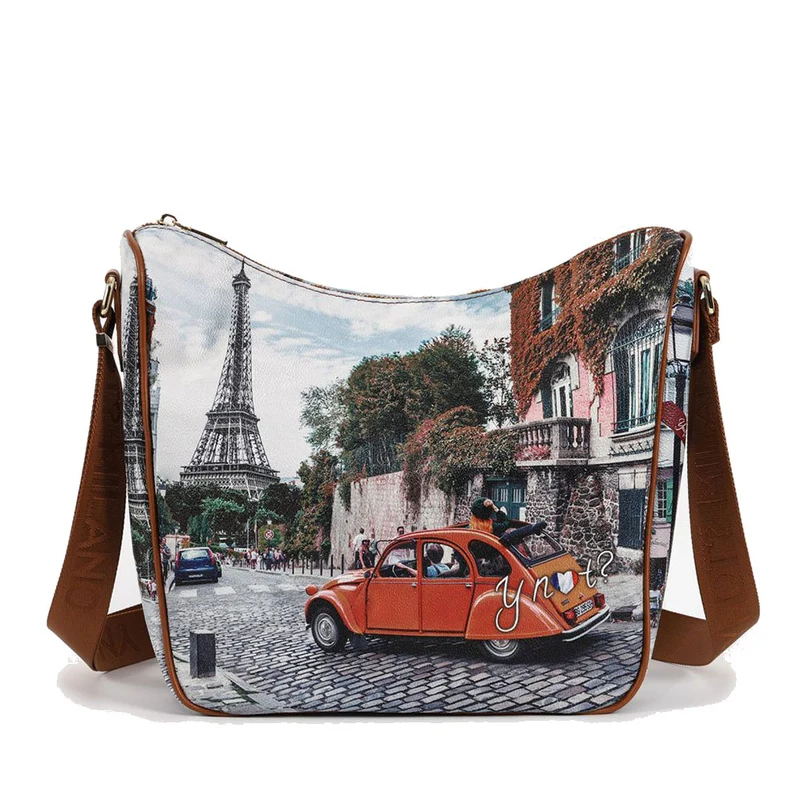 Borsa Donna Y NOT Hobo Large a Tracolla YES-606 C'est La Vie