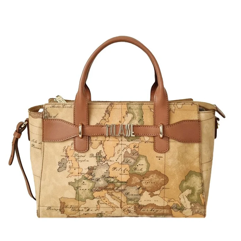 Borsa Donna a Mano con Tracolla 1A Classe Alviero Martini linea Geo Classic E044