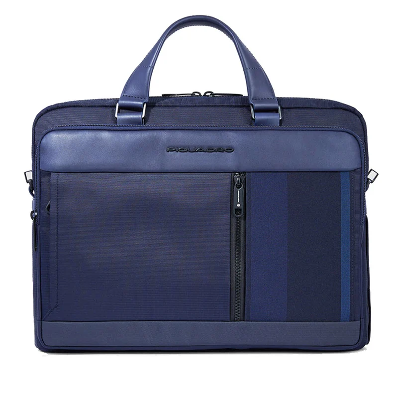 Borsa PIQUADRO porta pc 14 pollici in tessuto riciclato CA6018S131 Nero