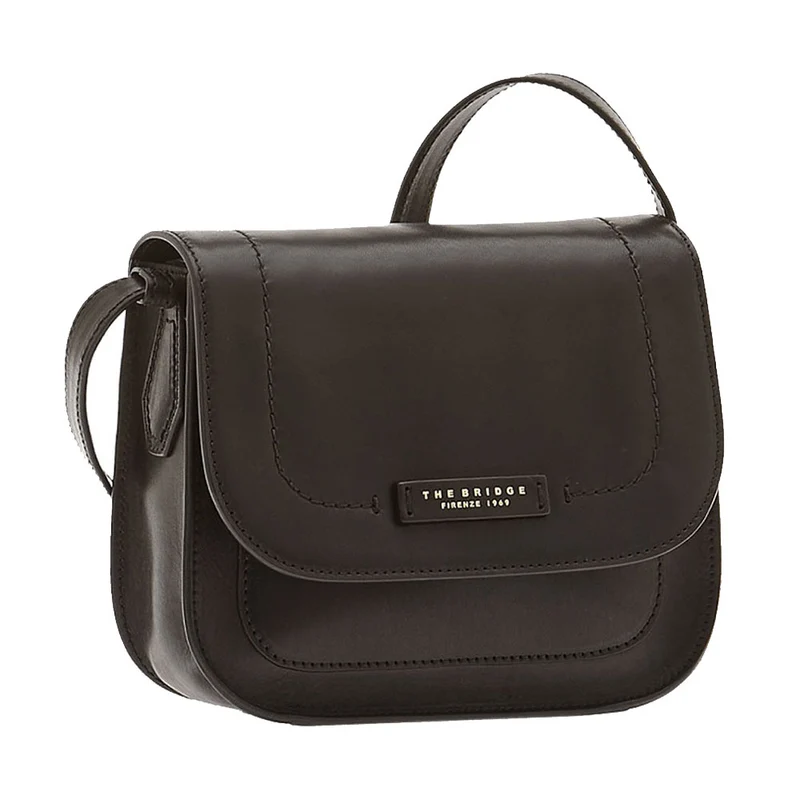 Borsa Donna a Tracolla THE BRIDGE in Pelle Nera linea Giovanna