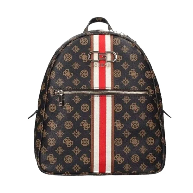 Zaino Donna GUESS Linea Nelka Colore Mocha Logo