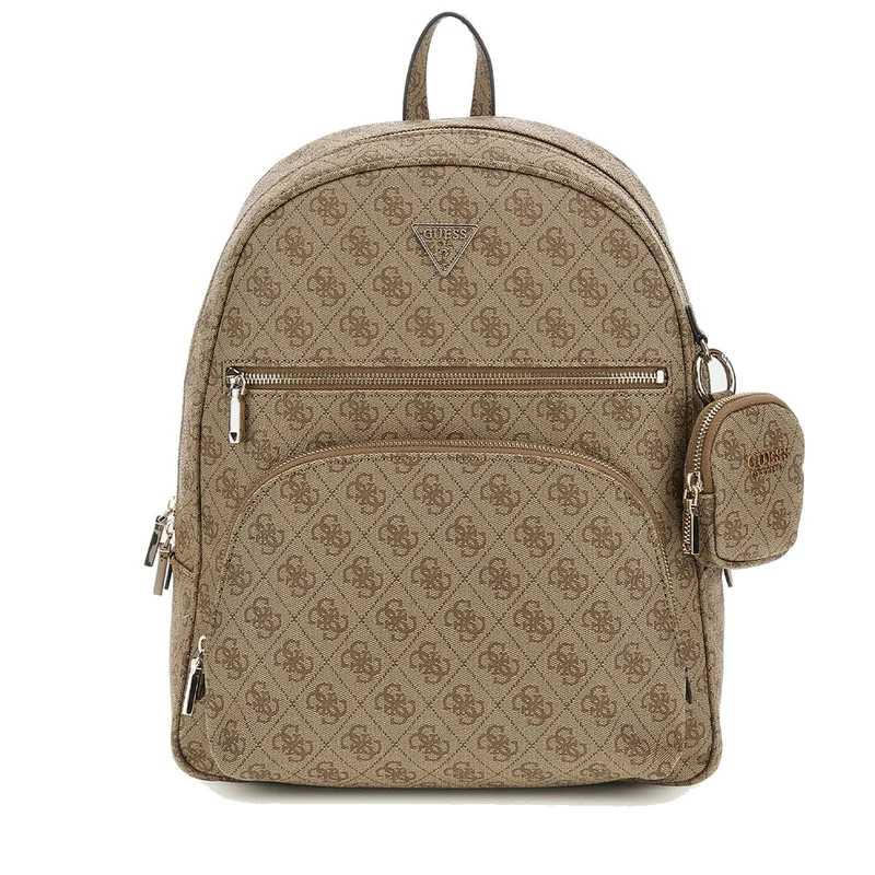 Zaino Donna GUESS Linea Power Play Colore Latte Logo Misura Grande