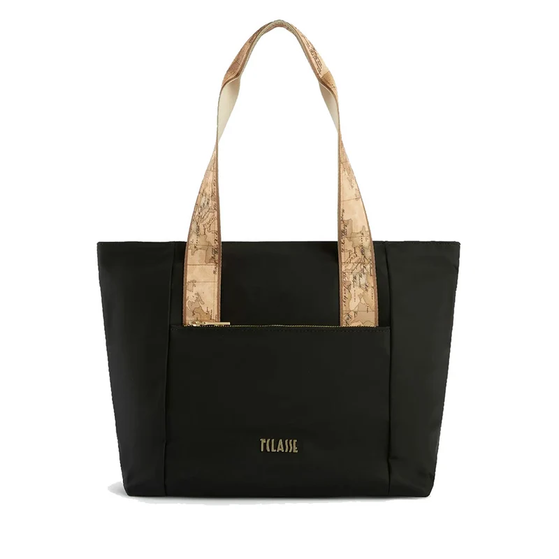 Shopping Bag Donna 1A Classe Alviero Martini linea Nylon Eco Vibe Nero GZ65