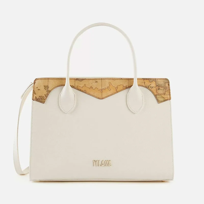 Borsa Donna a Mano Grande 1A Classe Alviero Martini linea Florida City Avorio GZ49