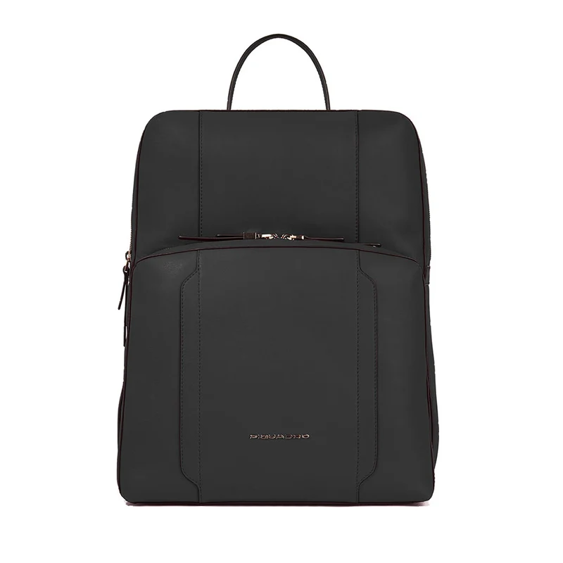 Zaino donna PIQUADRO in pelle porta computer 15,6 pollici CA6216W92 nero