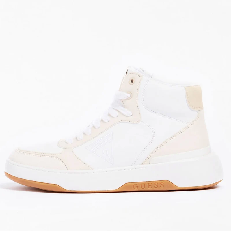 Sneakers Alte Donna GUESS Colore Bianco - Crema Linea Maega
