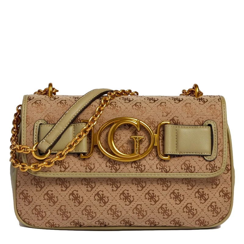 Borsa Donna a Tracolla GUESS linea Aileen colore Sage Green