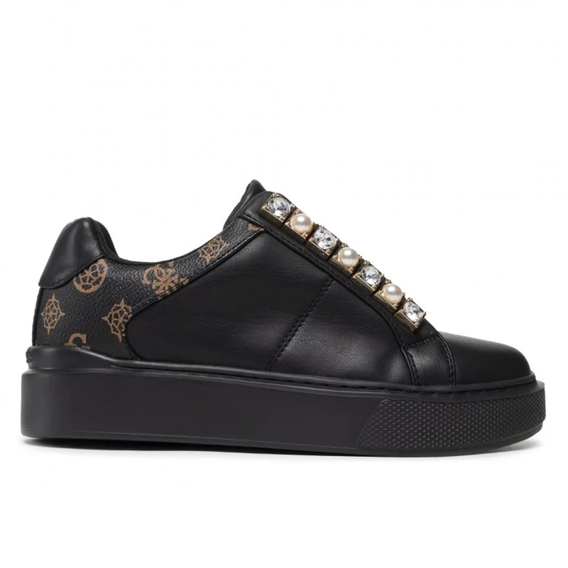 Scarpe Donna GUESS Sneakers Linea Haya Colore Black - Brown