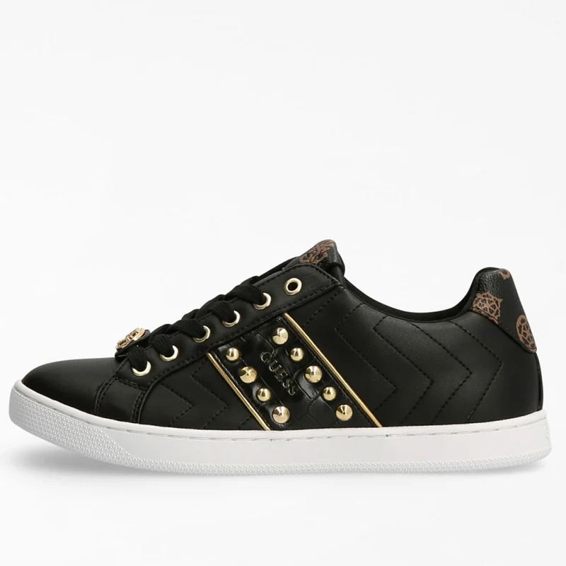 Scarpe Donna GUESS Sneakers Linea Raula Colore Nero - Marrone
