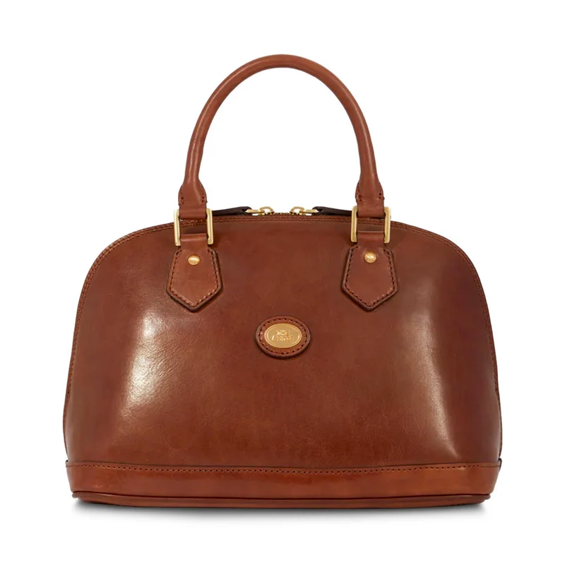 Borsa Donna Due Manici THE BRIDGE in Pelle Marrone linea Story