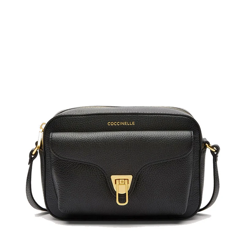 Borsa Donna a Tracolla COCCINELLE in Pelle Nera linea Beat Soft Misura Small