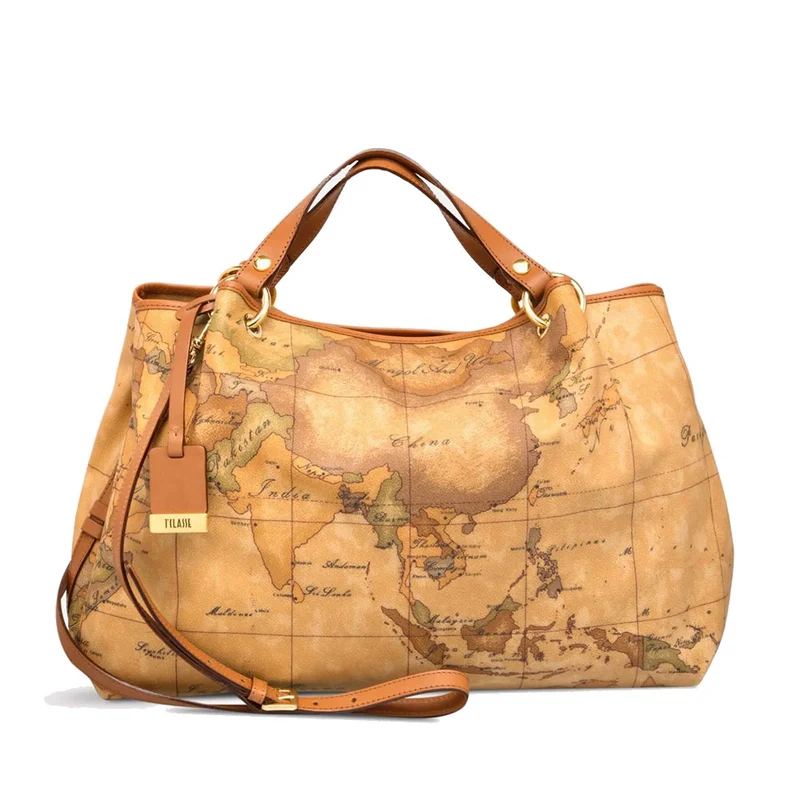 Borsa Donna Grande a Mano con Tracolla 1A Classe Alviero Martini linea Geo Classic N147