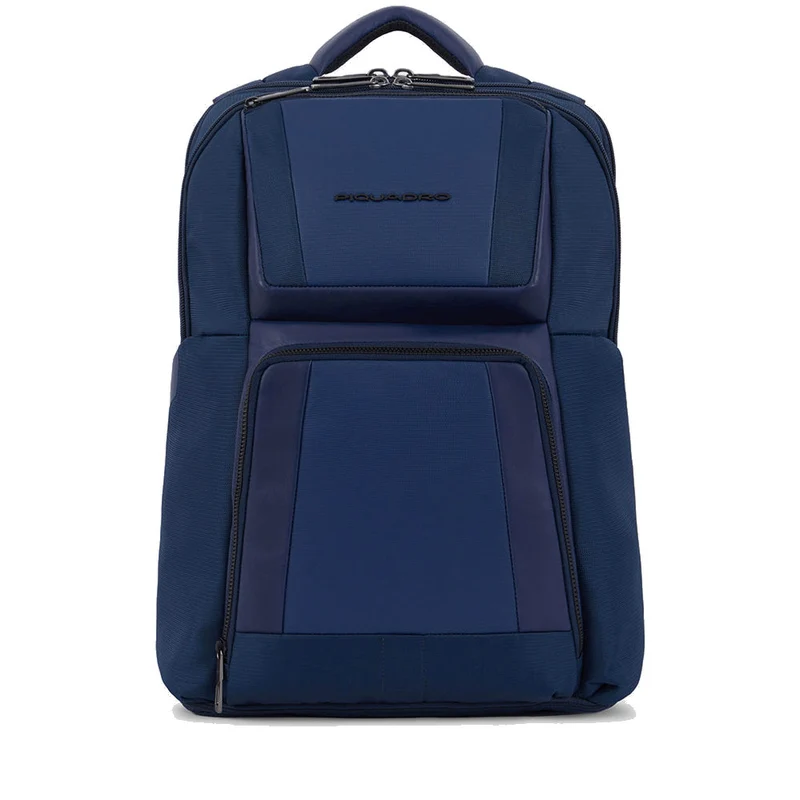 Zaino Uomo PIQUADRO con porta Pc 15,6" in Tessuto e Pelle colore Blu - CA6220W120