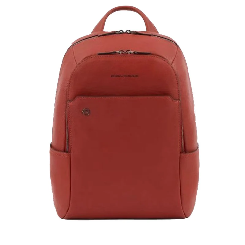 Zaino PIQUADRO Porta pc 14" e iPad in Pelle Colore Rosso Linea Black Square - CA3214B3