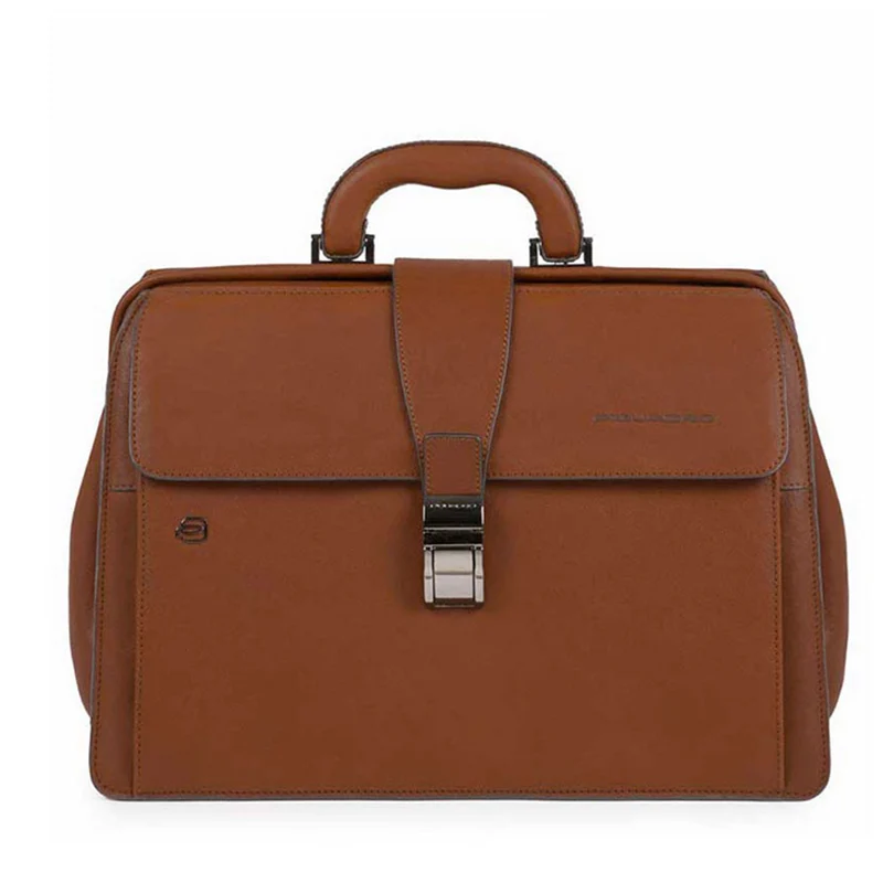 Borsa Medico PIQUADRO in Pelle Cuoio Linea Black Square - CA2007B3