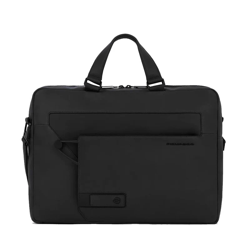Cartella Porta Pc 15,6" PIQUADRO in Pelle Nera Linea Aye - CA6203W119