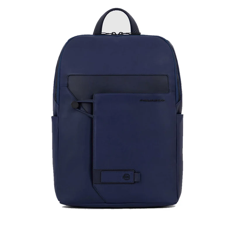 Zaino PIQUADRO Espandibile con porta Pc 14" in Pelle Blu Linea Aye - CA5988W119