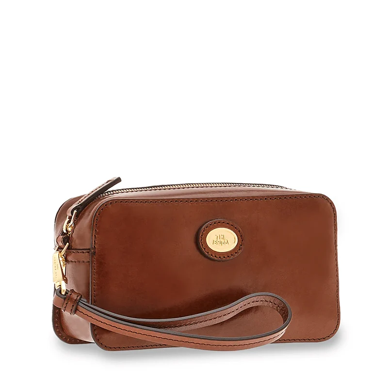 Dragonne Uomo THE BRIDGE in Pelle Marrone linea Story