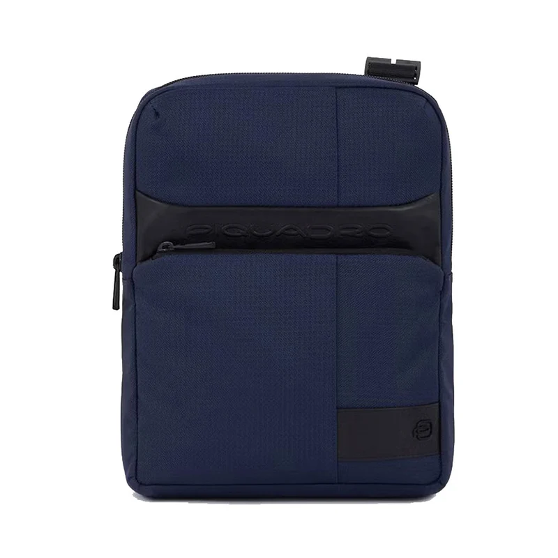 Borsello Uomo PIQUADRO in Tessuto Riciclato Blu Linea Wollem - CA1816W129